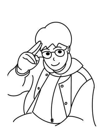 Axuan 笔下的 GG 线条画